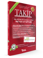 TAKİP İcra Müdürlüğü Sınavlarına
Hazırlık Mevzuat Kitabı