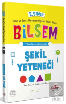 2. Sınıf Bilsem Hazırlık Şekil Yeteneği Tamamı Çözümlü Kolektif