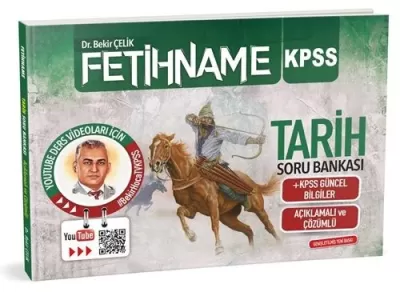 KPSS FETİHNAME Tarih Soru Bankası Çözümlü Bekir Çelik