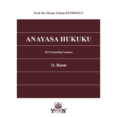 ANAYASA HUKUKU Hasan Tahsin Fendoğlu