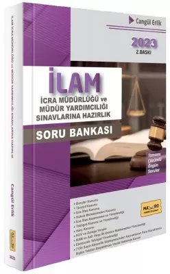 İLAM İcra Müdürlüğü ve Müdür Yardımcılığı Soru Bankası Cangül Erlik