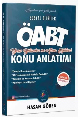 ÖABT Sosyal Bilgiler Öğretmenliği Konu Anlatımı Hasan Gören