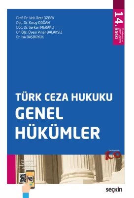 Türk Ceza Hukuku Genel Hükümler Veli Özer Özbek