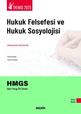 THEMIS – Hukuk Felsefesi ve Hukuk Sosyolojisi Konu Kitabı Muhammet Koç