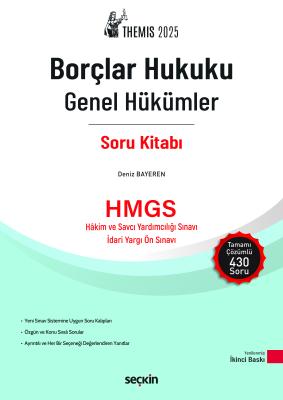 THEMIS – Borçlar Hukuku Genel Hükümler Soru Kitabı Deniz Bayeren