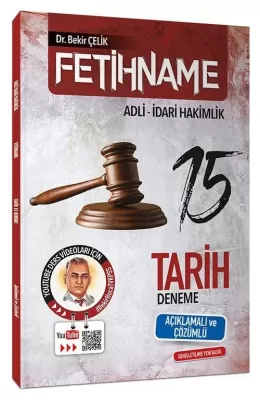 FETİHNAME Tarih 15 Deneme Çözümlü Bekir Çelik