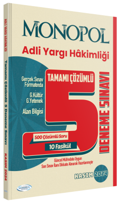 Adli Yargı Hakimliği, Adli Yargı Hakimliği Fasikül Deneme