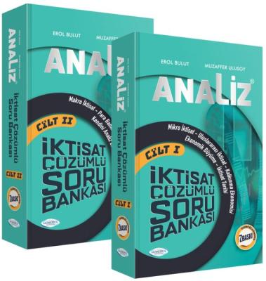 Analiz İktisat Çözümlü Soru Bankası 7. Baskı (Cilt 1-2) Erol Bulut