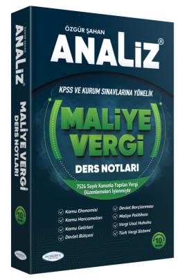 Analiz Maliye-Vergi Ders Notları 9. Baskı Özgür Şahan