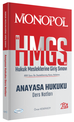 HMGS Anayasa Hukuku Ders Notları Ömer Keskinsoy