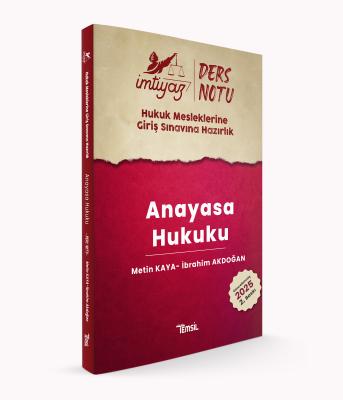 HMGS Anayasa Hukuku Ders Notları Metin Kaya