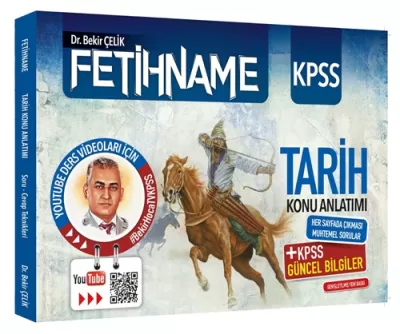 KPSS FETİHNAME Tarih Konu Anlatımı Bekir Çelik