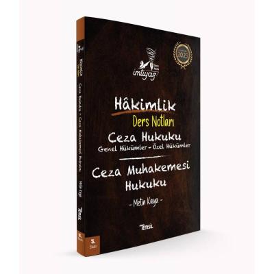 İmtiyaz CEZA HUKUKU GENEL - ÖZEL HÜKÜMLER / CEZA MUHAKEMESİ HUKUKU DER