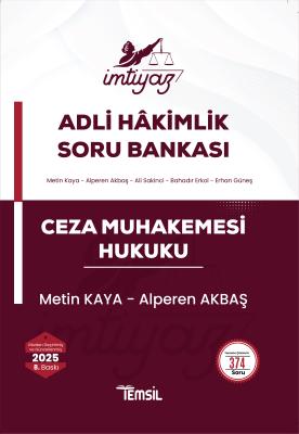 İMTİYAZ Ceza Muhakemesi Hukuku Soru Bankası Metin Kaya