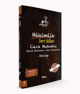 İMTİYAZ Ceza Hukuku (Genel Hükümler - Özel Hükümler) Ders Notları Meti