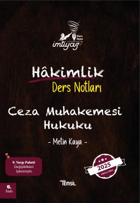 İMTİYAZ Ceza Muhakemesi Hukuku Ders Notları Metin Kaya