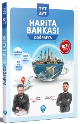 TYT – AYT COĞRAFYA HARİTA BANKASI 2022 Tuncay Özkan