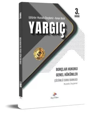 YARGIÇ Borçlar Hukuku Genel Hükümler Çözümlü Soru Bankası Dizgi Kitap 