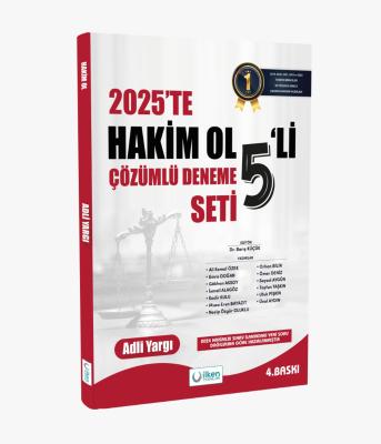 2025'TE HAKİM OL 5'Lİ ADLİ YARGI ÇÖZÜMLÜ DENEME SETİ Barış Küçük