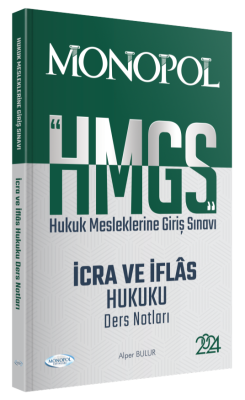 HMGS İcra ve İflas Hukuku Ders Notları Alper Bulur