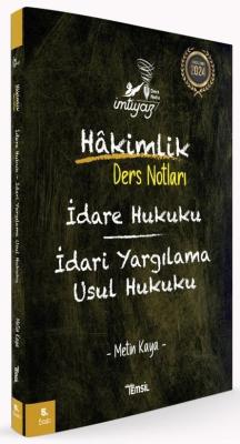 İmtiyaz İdare Hukuku ve İdari Yargılama Hukuku Ders Notları 5. baskı