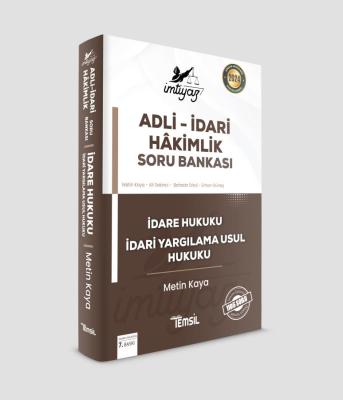 İdare Hukuku- İdari Yargılama Usul Hukuku Soru Bankası Metin Kaya