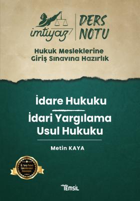 HMGS İdare Hukuku - İdari Yargılama Usul Hukuku Metin Kaya