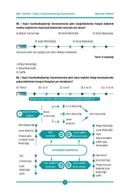 Türkiye'nin İdari Yapısı Çözümlü Soru Bankası Okan Arslan