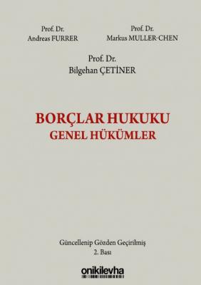 Borçlar Hukuku Genel Hükümler Bilgehan Çetiner