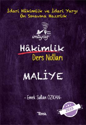 İMTİYAZ Maliye Ders Notları Emek Özkan