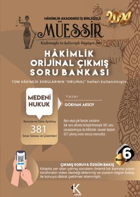 Müessir Adli-İdari Hâkimlik Medeni Hukuk Soru Bankası Gökhan Aksoy