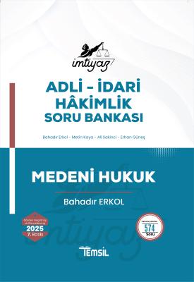 İMTİYAZ Medeni Hukuk Soru Bankası Bahadır Erkol