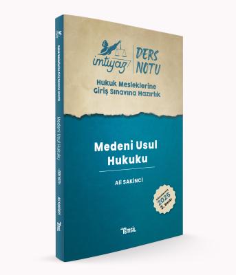 HMGS Medeni Usul Hukuku Ders Notu ALİ SAKİNCİ