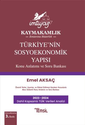 Türkiye’nin Sosyoekonomik Yapısı Konu Anlatımı-Soru Bankası Emel Aksaç