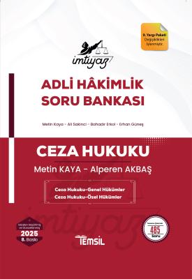 İMTİYAZ Ceza Hukuku (Genel Hükümler - Özel Hükümler) Soru Bankası Meti