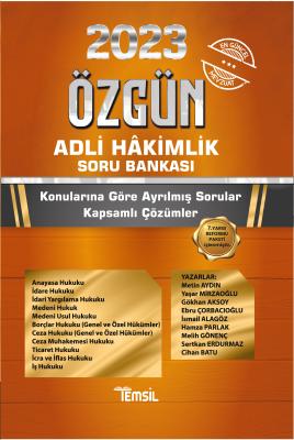 ÖZGÜN Adli Hakimlik Soru Bankası Sertkan Erdurmaz