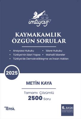 Kaymakamlık Özgün Sorular Metin Kaya