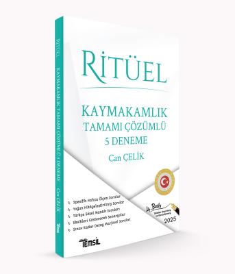 RİTÜEL Kaymakamlık Tamamı Çözümlü 5 Deneme Can Çelik