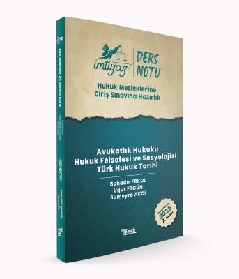 İMTİYAZ HMGS Avukatlık Hukuku- Hukuk Felsefesi ve Sosyolojisi - Türk H