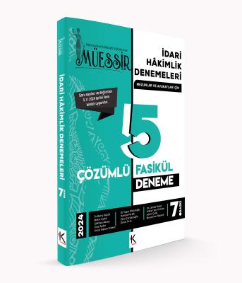 Müessir İdari Hakimlik Denemeleri-ÇÖZÜMLÜ/ 2024 Barış Küçük