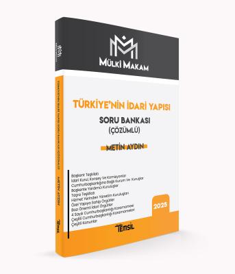 MÜLKÎ MAKAM Türkiye'nin İdari Yapısı Soru Bankası Metin Aydın