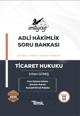 İMTİYAZ Ticaret Hukuku Soru Bankası Erhan Güneş