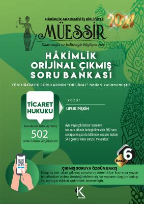 Müessir Adli-İdari Hâkimlik Ticaret Hukuku Soru Bankası Ufuk Pişkin