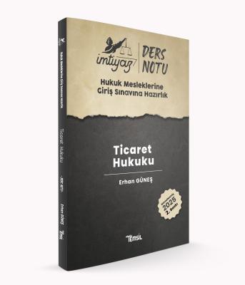 HMGS Ticaret Hukuku Ders Notu Erhan Güneş